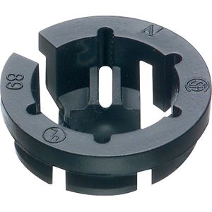Arlington NM94 Push-In Connector Plastic Black 3/8 Inch Black Button