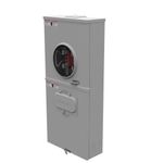 Prise Compteur électrique Milbank U3126-O-KK-BLG - 200 A, 1 Phase, 600 V, Montage En Surface, Acier Galvanisé