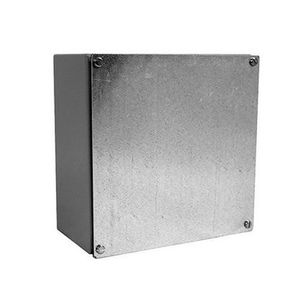 Milbank 664-WSC2 NEMA 1/3/12 Polyester Powder Coated Galvanized Over Phosphatized Steel Gasketed Screw Cover Junction Box 6-Inch x 6-Inch x 4-Inch