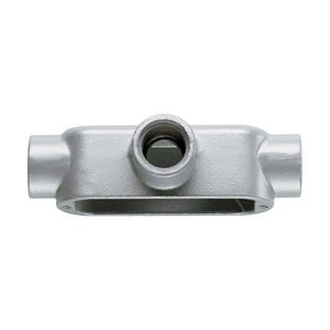 Crouse-Hinds T50M Malleable Iron Type T Conduit Outlet Body 1/2-Inch Condulet®