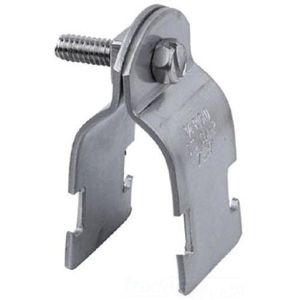 B-Line B2212PAZN Zinc Electroplated 12 Gauge Low Carbon Steel 2-Piece Pre-Assembled Multi-Grip Pipe Clamp 1-1/2-Inch