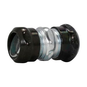 Crouse-Hinds 665RT Zinc Plated Steel Raintight EMT Compression Coupling 2-Inch