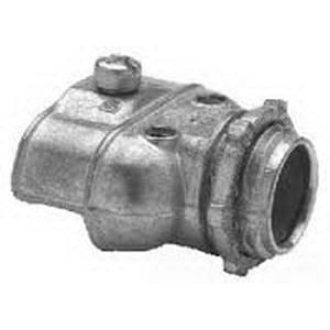 Crouse-Hinds 2699 Die Cast Zinc Non-Insulated Throat Duplex Straight Connector 3/8-Inch
