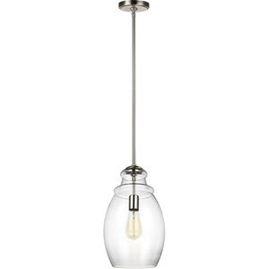 Murray Feiss P1484SN 1-Light Pendant Fixture 60-Watt 120-Volt Satin Nickel Marino