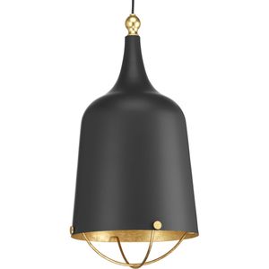 Progress Lighting P500098-031 1-Light Pendant Light 75-Watt 120-Volt Matte Black Era