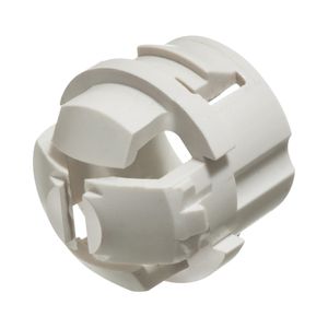 Arlington NM94X Non-Metallic Push-In Cable Connector Plastic 1/2-Inch White White Button