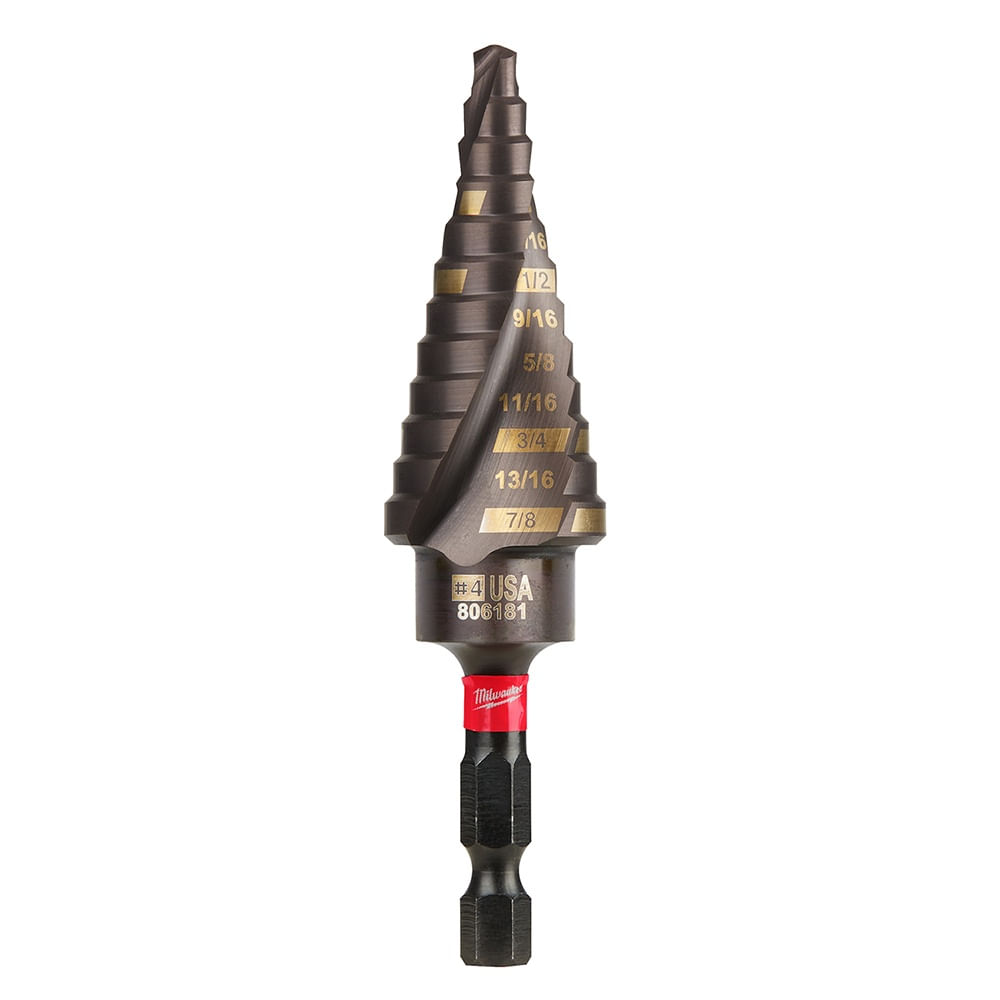 Milwaukee Tool 48-89-9244 Titanium Aluminum Nitride Step Drill Bit