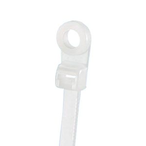 Panduit SC8-50-S10-C Nylon 6/6 Clamp Style General Purpose Curved Tip Cable Tie 8-Inch Natural StrongHold