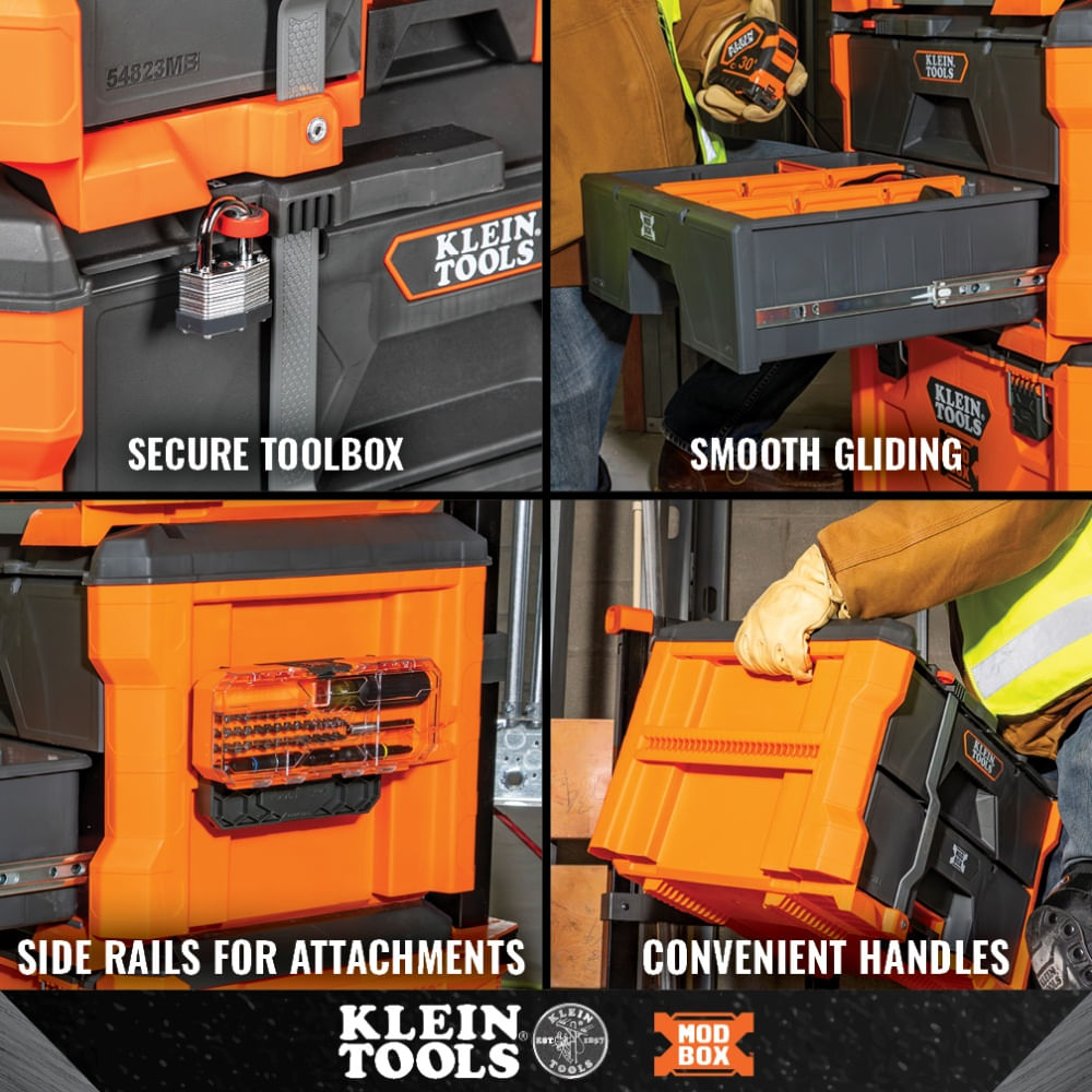 Frap Tools モジュラーケース セット 42HP x2 (電源無し) KLE 54822MB MODBOX TWO DRAWER TOOLBOX - Lade Electric Supply
